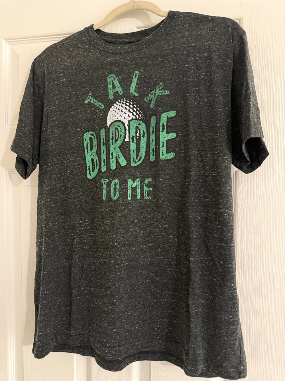 State of Mind Charcoal Short-Sleeve Tee with Green Golf Graphic